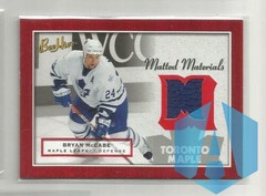 2005-06 Bee Hive Matted Materials Jersey Bryan McCabe #MM-MC Toronto Maple Leafs